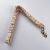 Universal Phone Lanyard Keychain Elastic Golden Neck Strap Detachable Key Ring for Outdoor Hiking Shopping Use