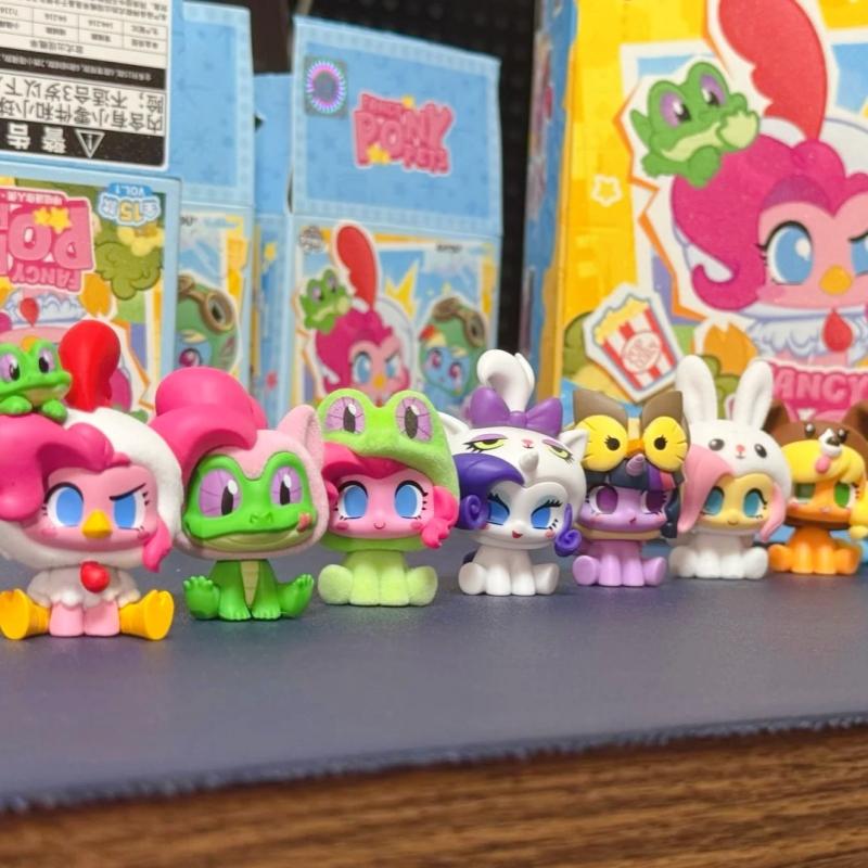 My Little Pony Стиль Слепой бокс Мини-фигурка Милый питомец Модель Модный Декор комнаты Украшение Подарок Коллекция Игрушка