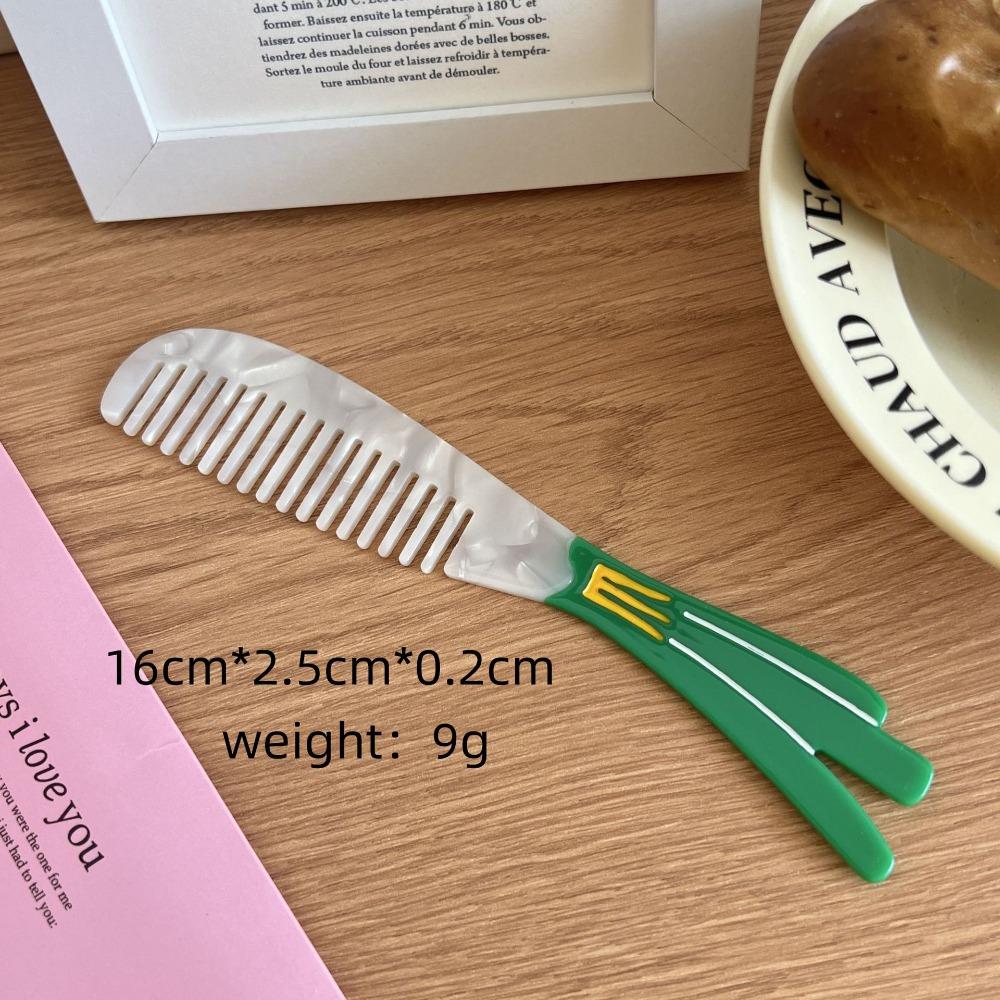 Tulip Acetate Comb Cartoon Hairdressing Combs Hair Care Makeup Comb  Household