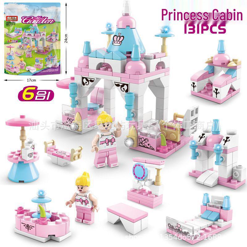 Совместимая модель LEGO Ракета Уличная сцена 6-в-1 Игрушка для детей