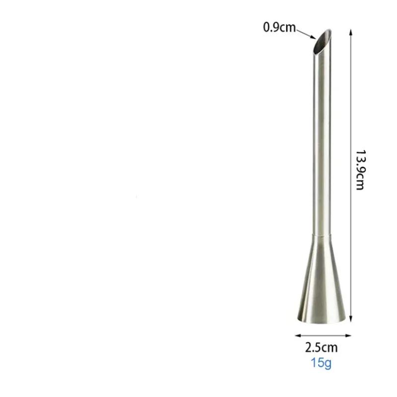 Насадки для крема, глазури, трубочки, насадки для кексов из нержавеющей стали, шприц для инъекций, кондитерский инструмент для выпечки