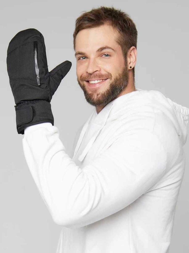 Waterproof Winter Ski Gloves: Durable, Warm, Touchscreen-Compatible, Single & Double Board Five-Finger Mittens.