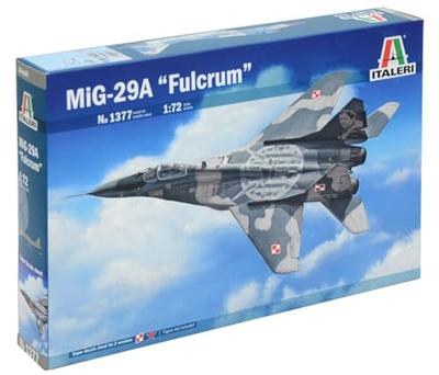 Место Italeri 1/72 Польский истребитель МиГ-29А Fulcrum Пластиковая модель IT1377 (Самолет)
