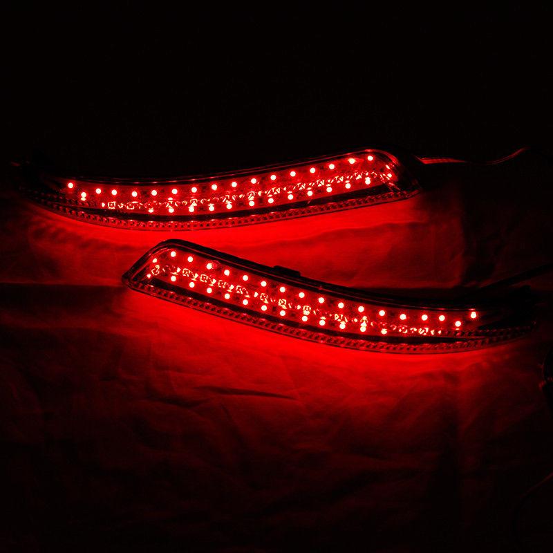 Светодиодный отражатель заднего бампера для Nissan Almera Bluebird Sylphy 2009 2010 2011, резервный тормозной хвост