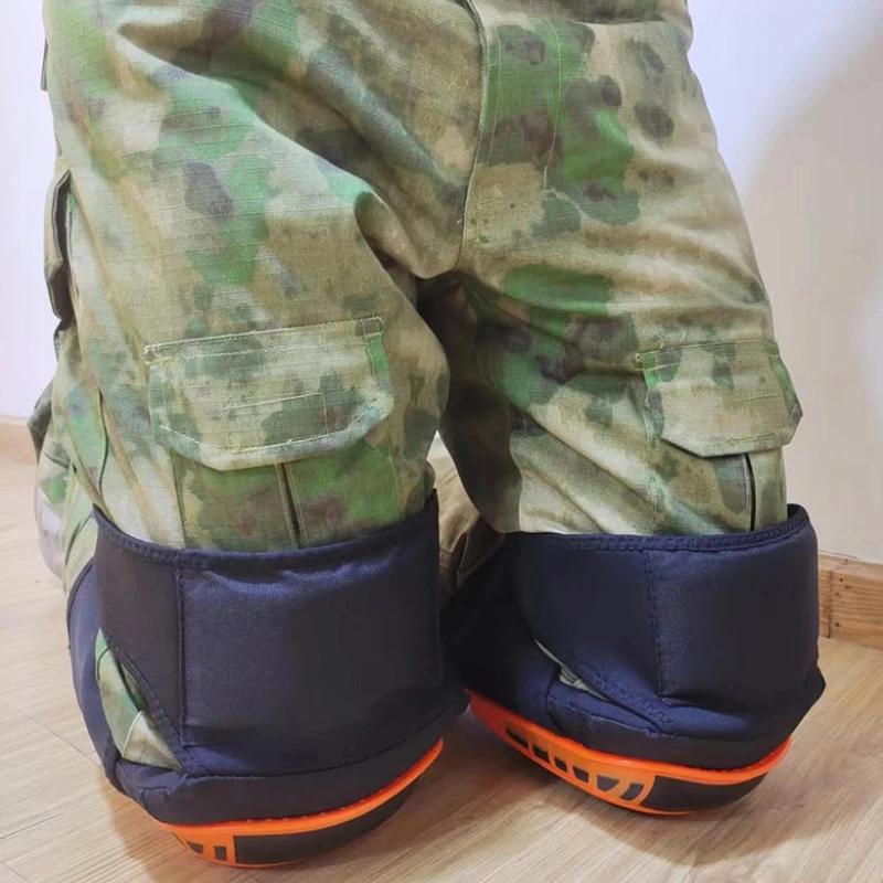 2 шт. наколенников для работы - Сверхмощные поддерживающие наколенники с гелевой подушкой и противоскользящими ремнями для строительства, укладки полов, садоводства