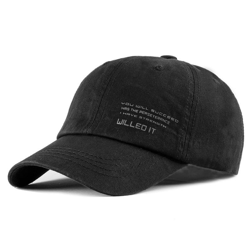 Letter Men's Baseball Cap Spring Summer Cap Women's Sun Hat Peak Cap