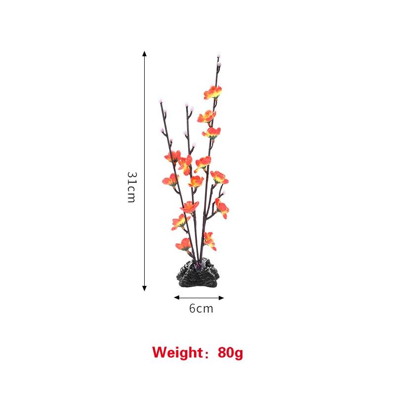 Декоративные цветы и растения Японские блюда барбекю Украшенное блюдо из морепродуктов Декоративные украшения Суши-сашими-ассорти -B