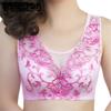 Plus Size Lingerie Lace Bras for Women Underwire Perspective Sexy Underwear Bra Embroidery Floral