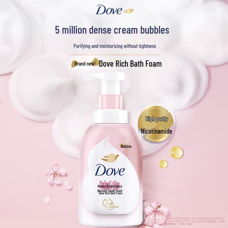 Пена для душа Dove - Цветок вишни
