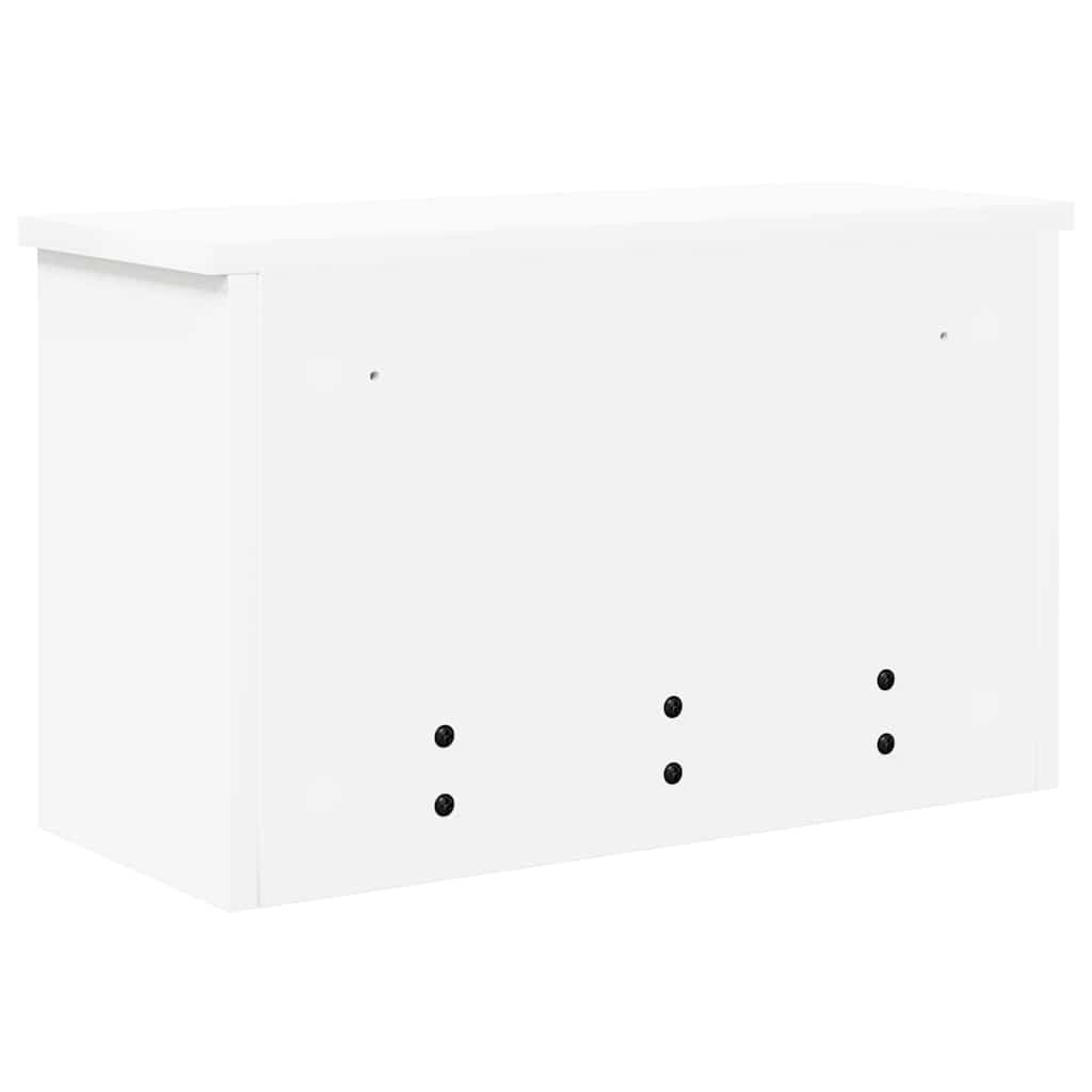 Wall Mounted Nightstand White 50 x 20 x 30 cm Engineered Wood