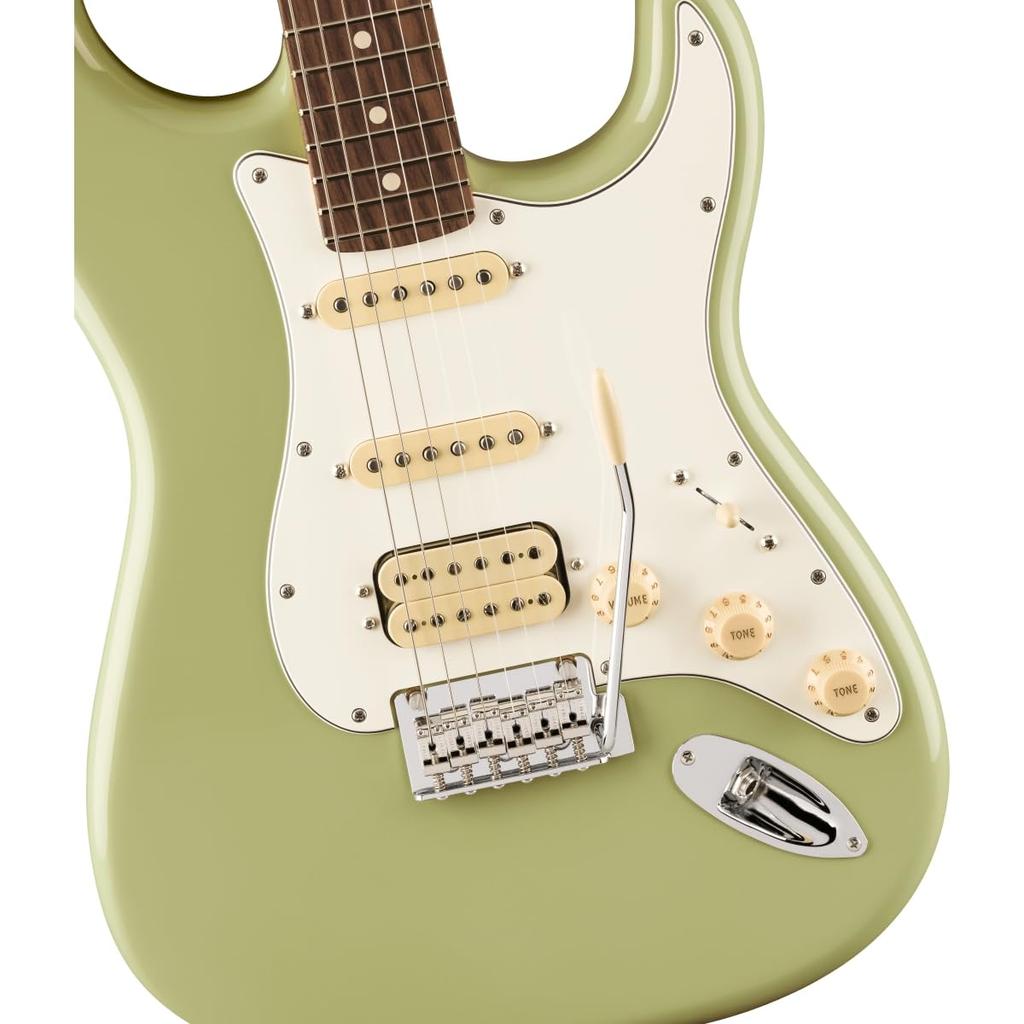 Fender Player II Rosewood Birch Green Electric Guitar with Soft Case Stratocaster® HSS, Fingerboard,