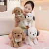 Cute Sitting Puppy Dog Doll Plush Toy Teddy Dog Doll Children'S Company Soothing Puppet