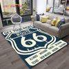 Mother Road, Historic Route 66, ковер mãe estrada, ковер для дома, гостиной, спальни, дивана, коврик для двери, декор, коврик, нескользящий напольный коврик