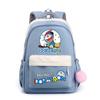 New Animation Peripheral Doraemon School Bag Backpack Cartoon Backpack Large Capacity Student School Bag Stationery