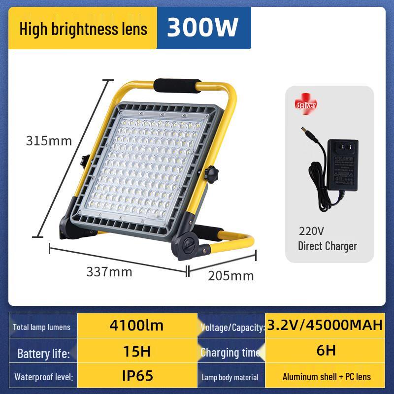 Outdoor Rechargeable Portable Floodlight