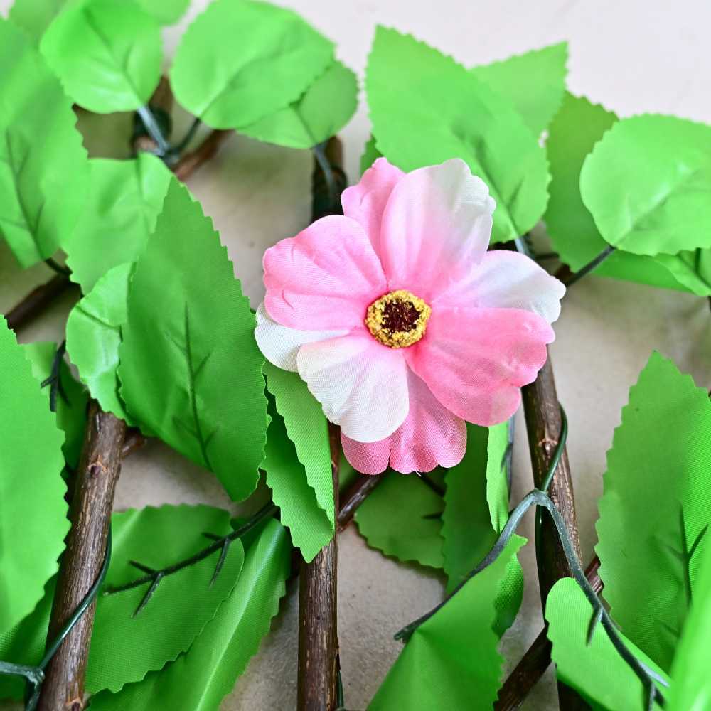 1 шт. Имитация зеленых растений, цветов, зеленых листьев, забор, садовое украшение, пластиковый телескопический забор