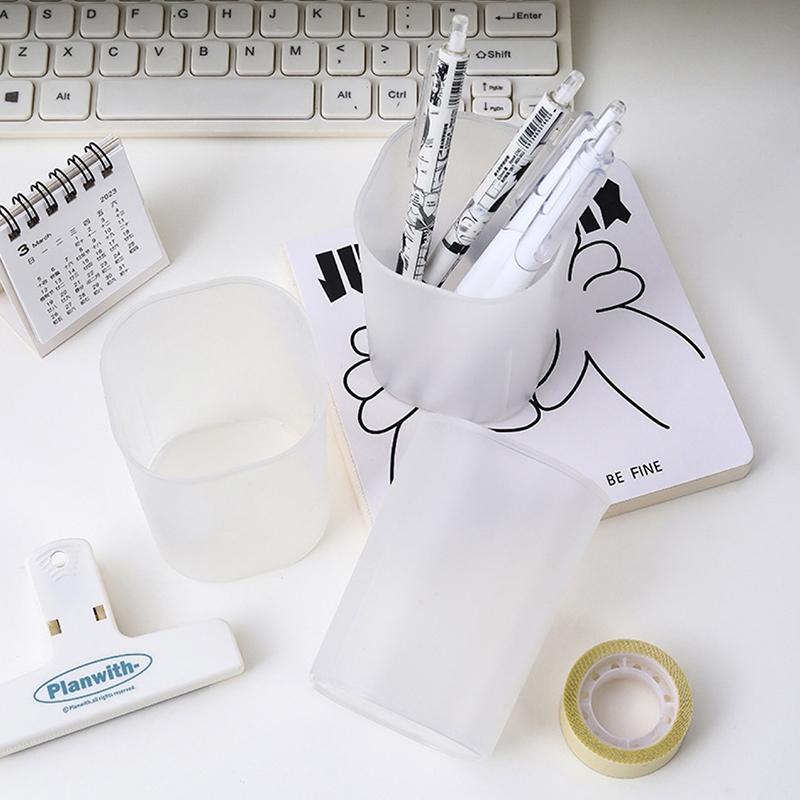 Держатель для кистей для макияжа, прозрачное ведро для хранения, настольный ящик для хранения, прозрачный держатель для ручек, входное ведро для хранения на кухне