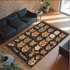 Animals Theme Crystal Velvet Floor Rug Personalized Custom Name Text Warm Carpet Home Decoration