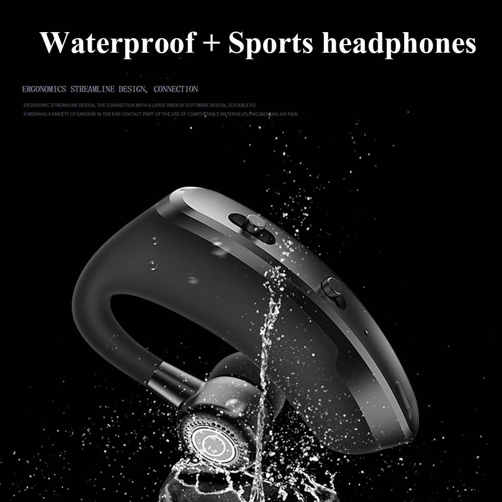 Wireless Bluetooth Headset Single-ear Electronic Display Business Car Sports Ear-mounted 5.2 Noise Reduction Bluetooth Headset