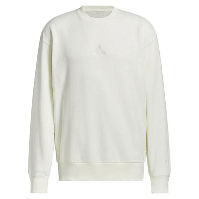 adidas Однотонный свободный пуловер с круглым вырезом и длинным рукавом Мужские топы KC3151