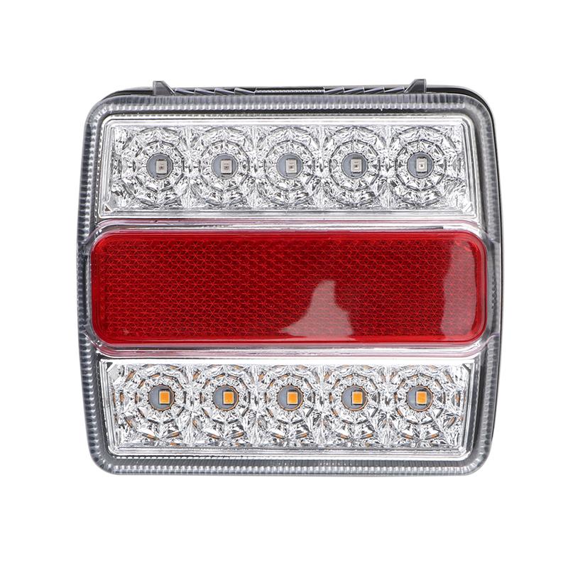 Combination Towing Taillight 16 LEDs Trailer Tail Light with Magnet 2 Piece/Set 12V Car Truck Tail Light