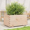 VidaXL Jardinière 90x60x49,5 cm bois de pin massif, jardinière d'extérieur, bac à fleurs, bac à tomates, jardinière de 3282564