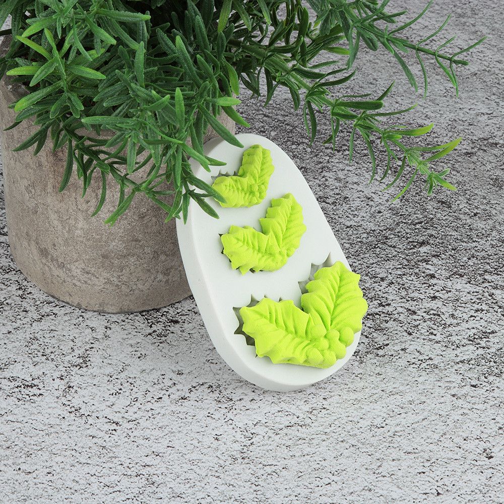 Decoration Tools Fondant Cake Cake Decoration Silicone Molds Chocolate Leaf Mold Christmas Tree