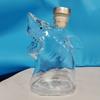 Акула Стеклянный графин для вина Бутылка для ликера с герметичной пробкой 300 мл Контейнер для виски водки пива Декор для домашнего бара Подарок для любителей виски