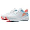 Женские беговые кроссовки Li Ning с амортизацией, износостойкие, низкие, белые с синим ARMS030-2