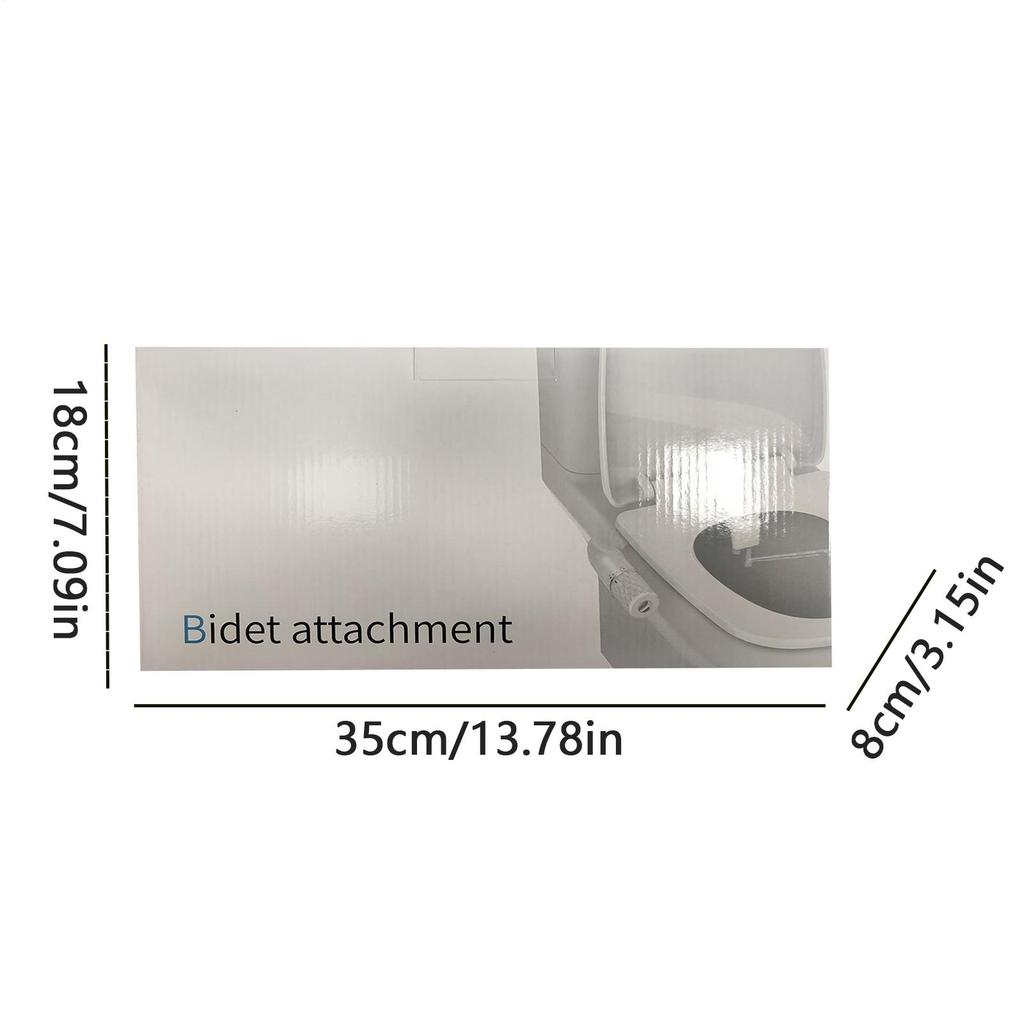 Adjustable Bidet Attachment Feminine Care Douches for Commercial Bathroom Elderly Home Camping Travel Rental Public Restroom