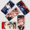 AD76 Jujutsu Kaisen Прозрачный чехол для Samsung A04 A14 A23 A34 A54 M23 M33 M52 M53 Realme 10 9 C30S C35 C55 VIVO Y02 Y21 Y33S Y51 X80 V25 Чехол