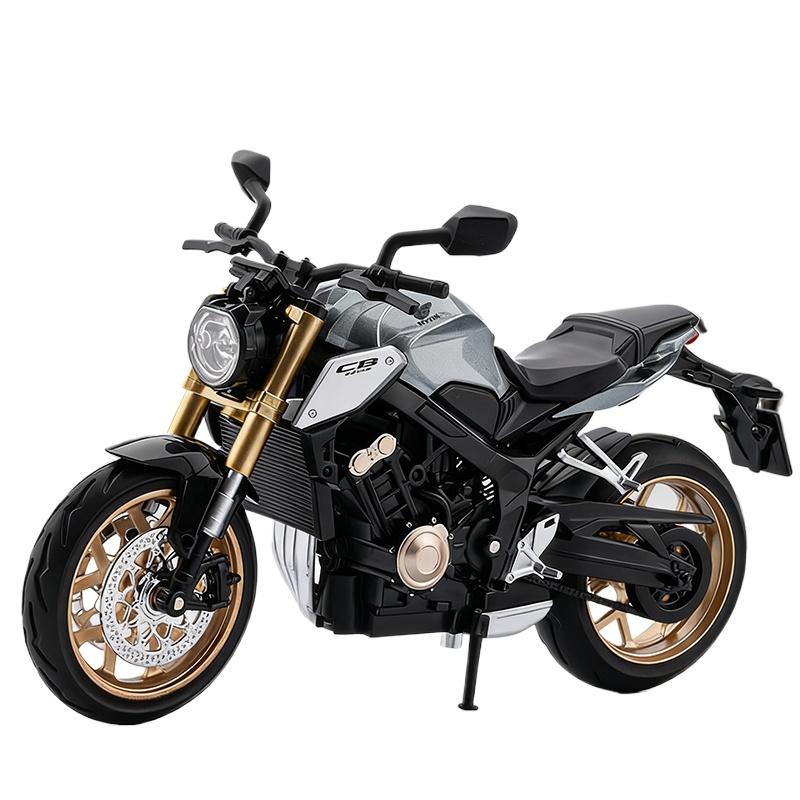1/12 Honda CB650R E-Clutch Литой из сплава Модель мотоцикла Коллекция транспортных средств Звук и свет Внедорожный Автоцикл Игрушки Автомобиль