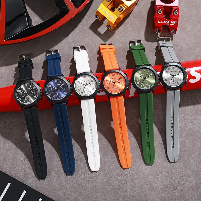 New Student Silicone Men's Quartz Watches Original Design Man's Wristwatches Best Gifts Clock for Female