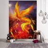 Fire Phoenix Wall Hanging Tapestry Flying Bird Art Decoration Wall Hanging Bedroom Room Living Room Home Decoration