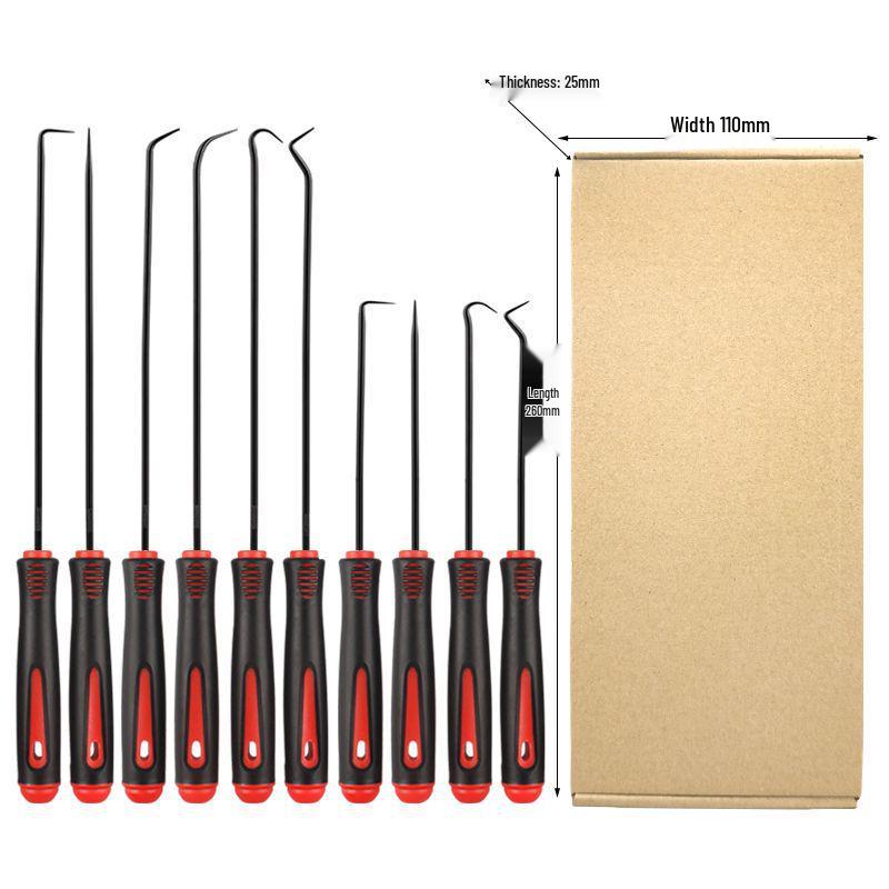 Oil Seal Removal Tool Set: Screwdrivers & Special Hooks (10PCS)