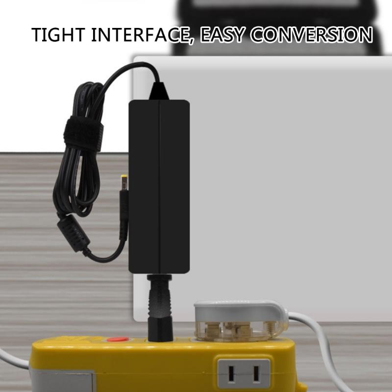 Переходник-конвертер питания EU4.0MM на IEC320C7, европейский 2-контактный штекер EU4.0 на гнездо IEC320 C7, ПВХ