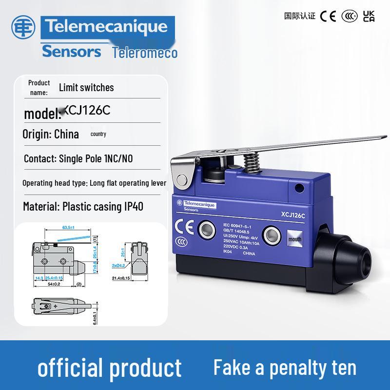 Telemecanique XCJ Series Limit Switch: XCJ102C, 110C, 126C, 128C Micro Switch