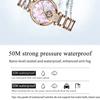 OUPINKE Ladies Watch Fully Automatic Mechanical Watch Waterproof Diamond Inlaid High-end Watch