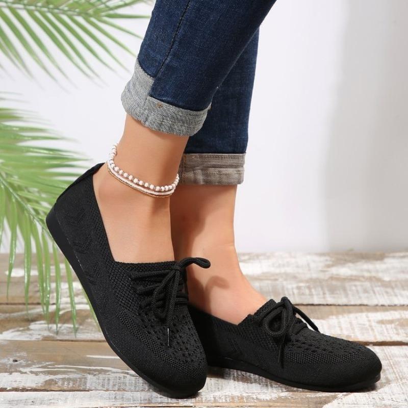 Весенние новые туфли-одиночки на плоской подошве с круглым носком, женские туфли Doudou на шнуровке, повседневные туфли