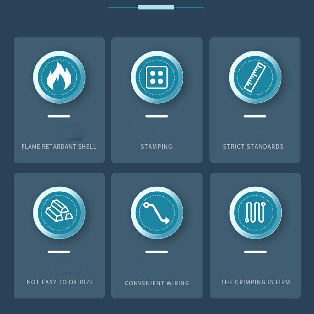 Blocks Copper Screw Terminal Block Distribution Box Connection Copper Bar Connection Terminal