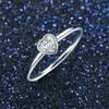 Tancise Classic 925 Sterling Silver  Zircon Ring Ladies Jewelry Wedding Promise Party Gift