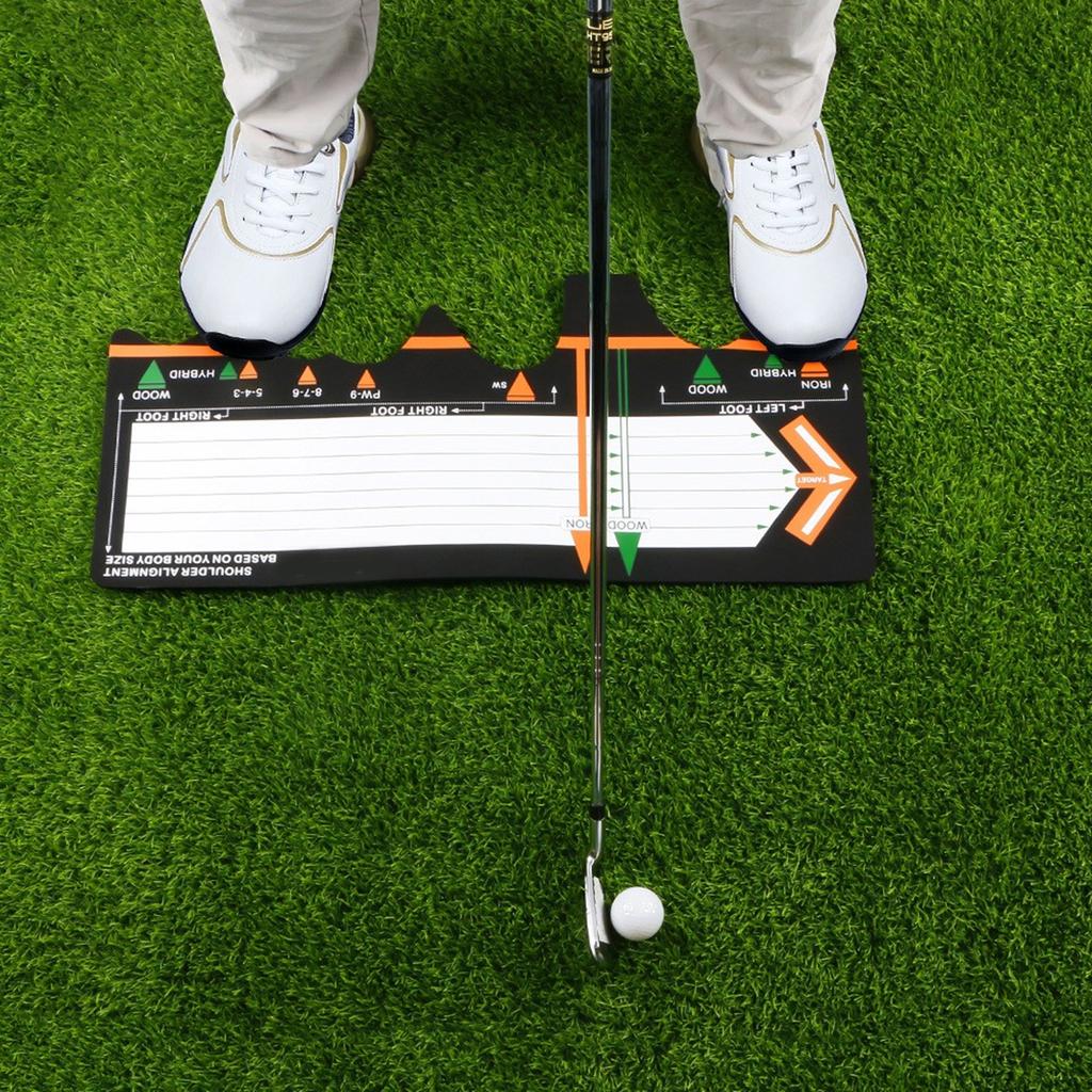 Коврик для тренировки замаха в гольфе для начинающих Тренировочный коврик для гольфа Помощь в формировании осанки Подставка для гольфа для начинающих Выносливость