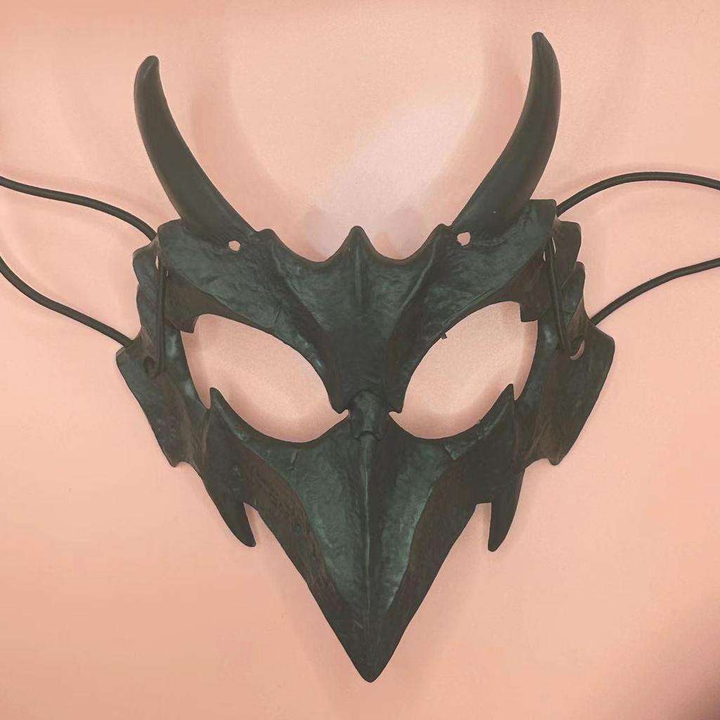 Маски Монстров на Хэллоуин: Дракон, Тигр, Оборотень, Скелет, Призрак.