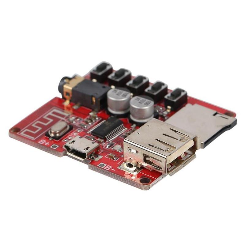 Плата аудиоприемника без потерь Bluetooth, слот для карты памяти TF, DIY декодирование, модифицированный модуль MP3 для автомобильного динамика, аудиоусилитель