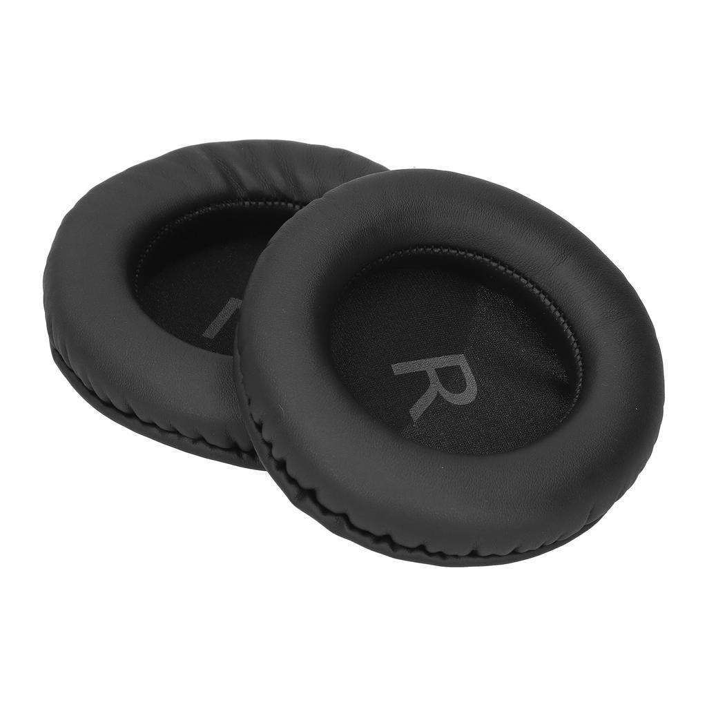 FYZ‑209 100MM Universal Ear Cushions Replacement Headset Ear Pads Cover L R LetteringBlack