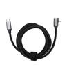 100W PD Nylon Braided USB C Fast Charging Cable USB 3.1 Gen2 10Gbps 3 Cable 4K At 60Hz 1.5m