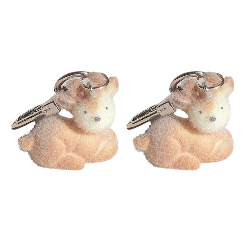 Fashionable Playful Alpacas Keychain Craft from Sturdy Resin Materials Portable for Personalize Accessories Fan