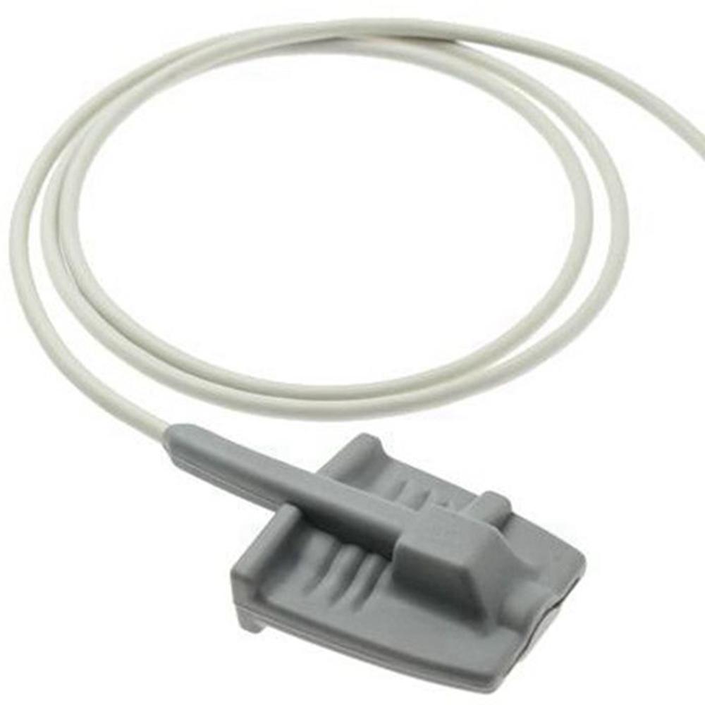 Compatible for Triton 9 Pin Single Slot,Yellow Cover Monitor, Reusable SPO2 Probe Sensor, SPO2 Finger Sensor, Blood Oxygen Saturation Data Monitoring