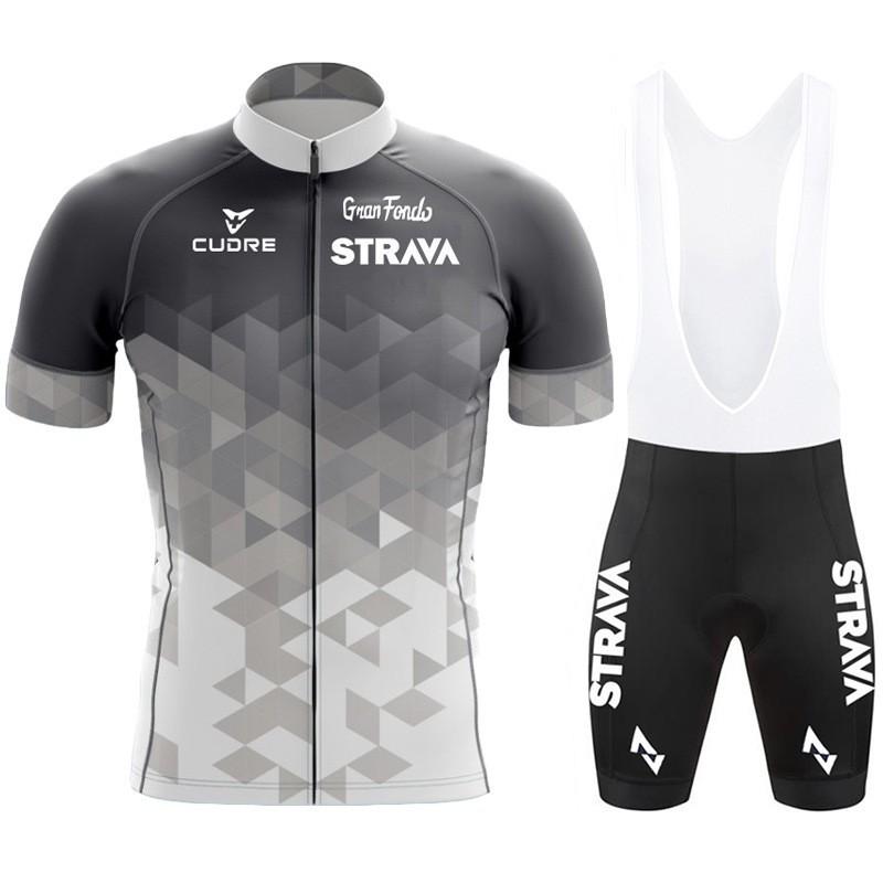 Strava Тур де Мужской костюм с коротким рукавом Ряд Велосипедная гонка Верх для езды