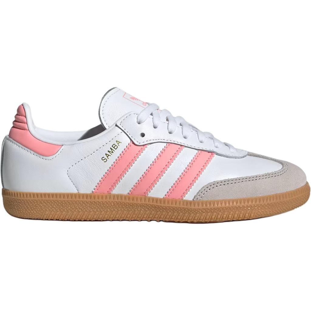 adidas Samba OG J White Semi Pink Spark Мужские кроссовки Cloud-White Gum JP5480
